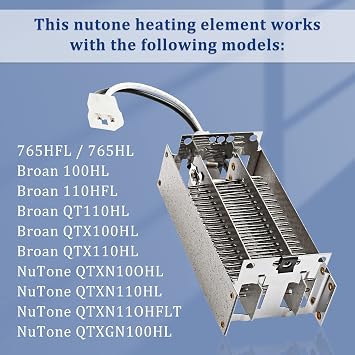 Heating Element S97020888 Compatible with BroanNutone