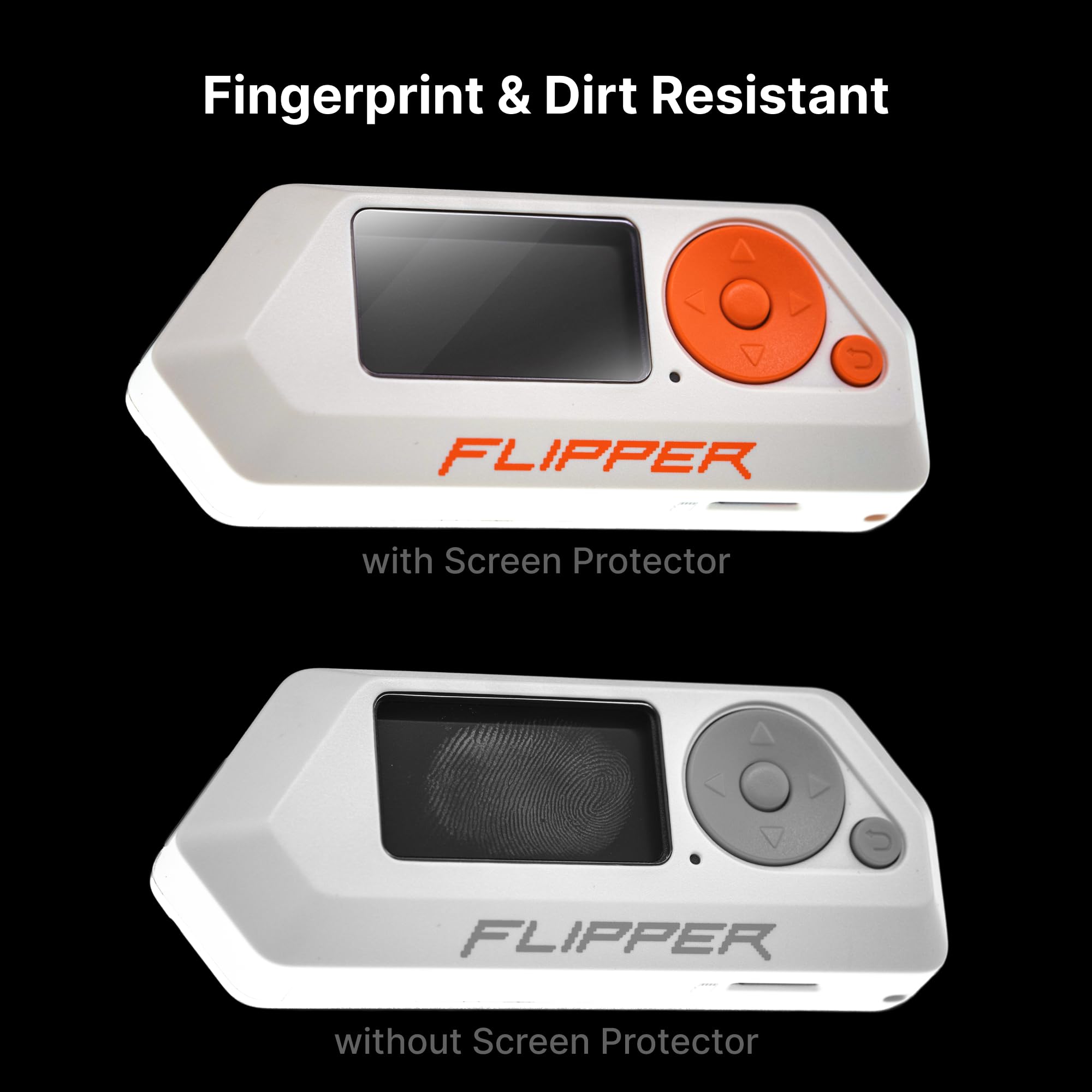 Flipper Zero Screen Protector 3枚セット Flipper Zero Screen Protector (3-Pack) – 9H Tempered Glass