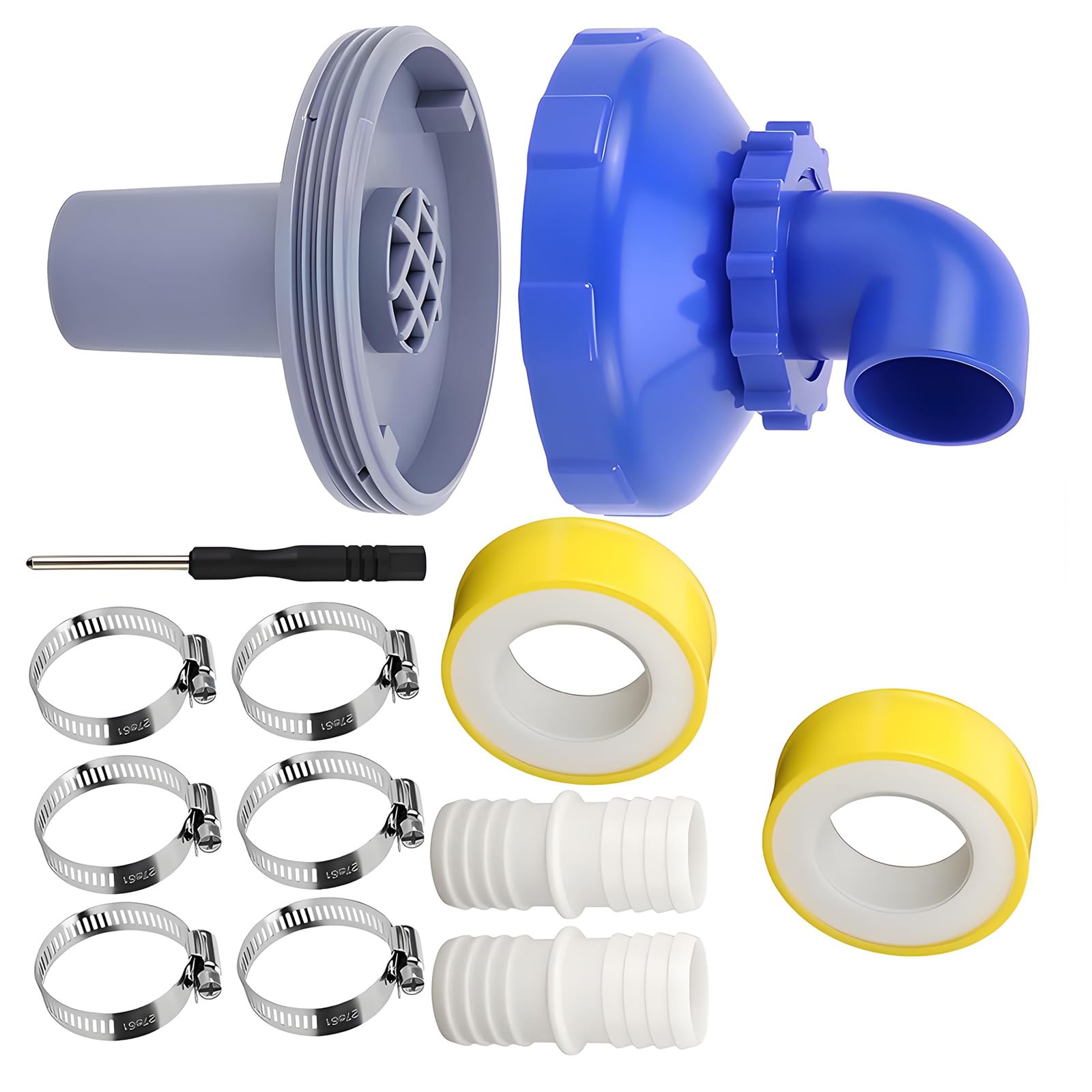RGYBAO Rotatable Swimming Pool Water Inlet Nozzle Water Inlet Replacement Strong Plastics For Enhanced Waters Circulation