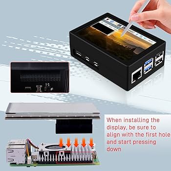 ケース入り細長液晶ディスプレイ 480x1920 Amazon.co.jp: ROADOM 7インチ Raspberry Pi用モニター ケース