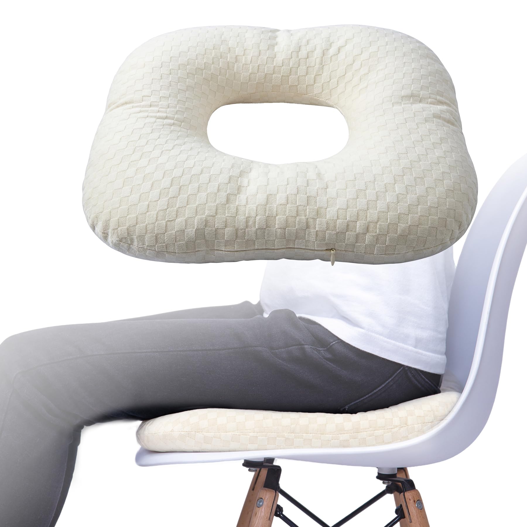 Hshbxd Donut Pillow, Tailbone Cushion for Wheelchair, Office and Travel