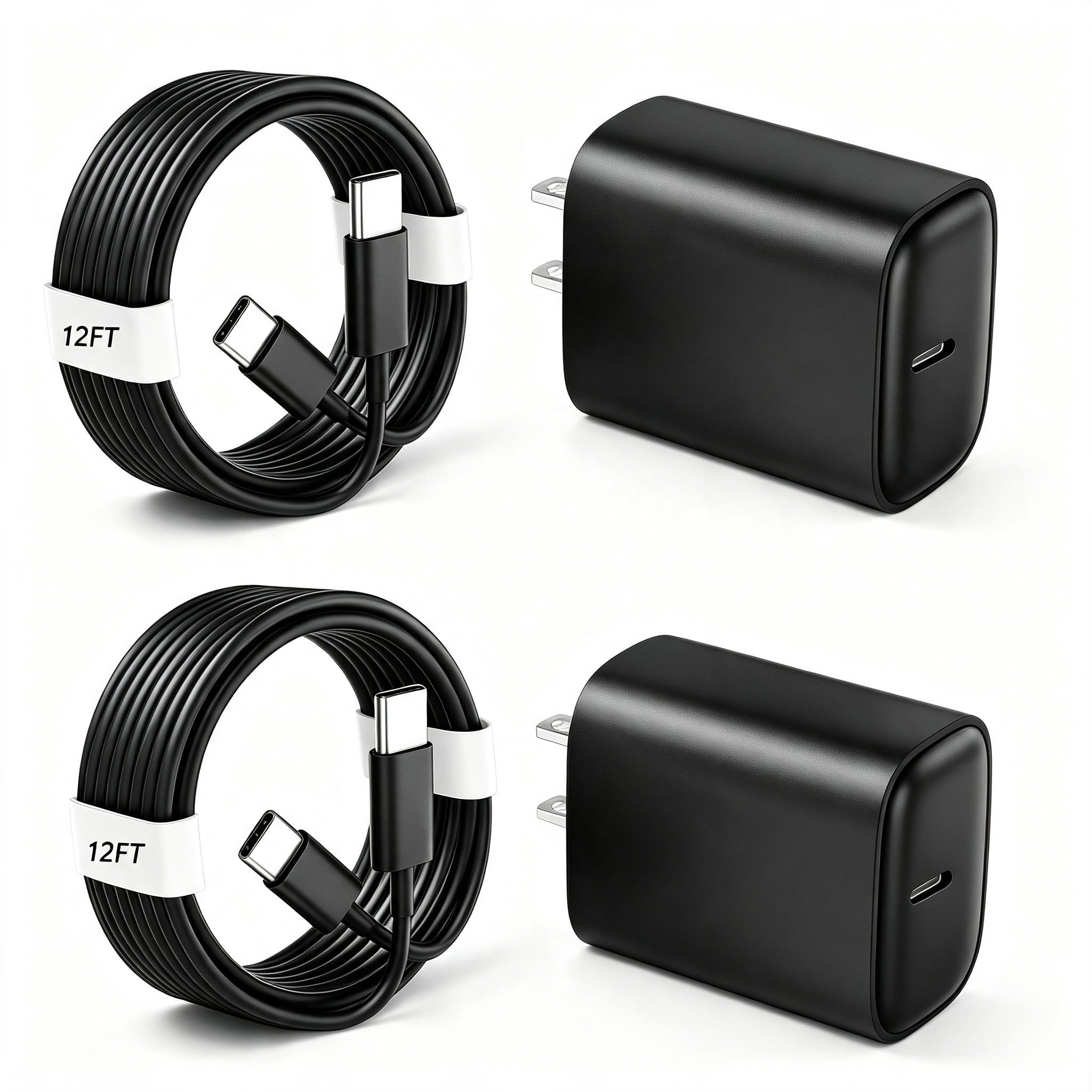 Phone 18 17 16 Pro Max Charger Fast Charging, 20W Phone Duo USB C Charger