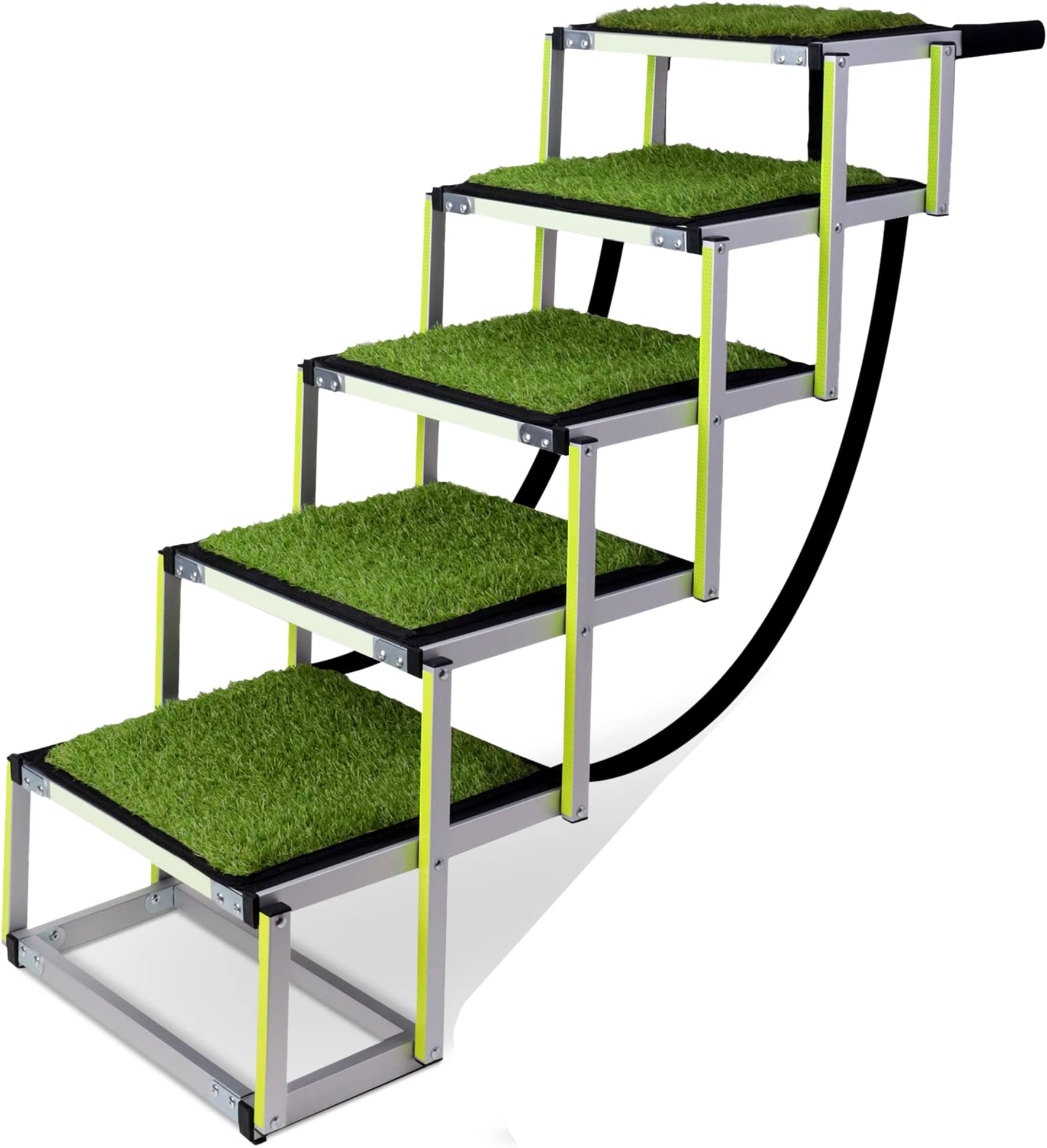 Scala Per Cani Pieghevole NAPFINO - Rampa Per Auto Fino 60 Kg, Per Cani Piccoli E Grandi Con Borsa Trasporto - Foto 10