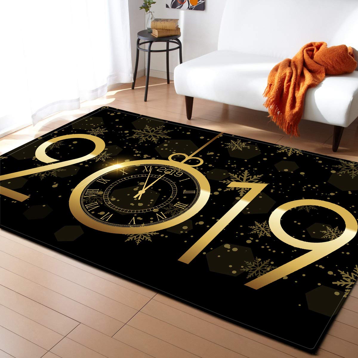 Tapis flanelle pour salon lecture relaxante et jeux de bébé