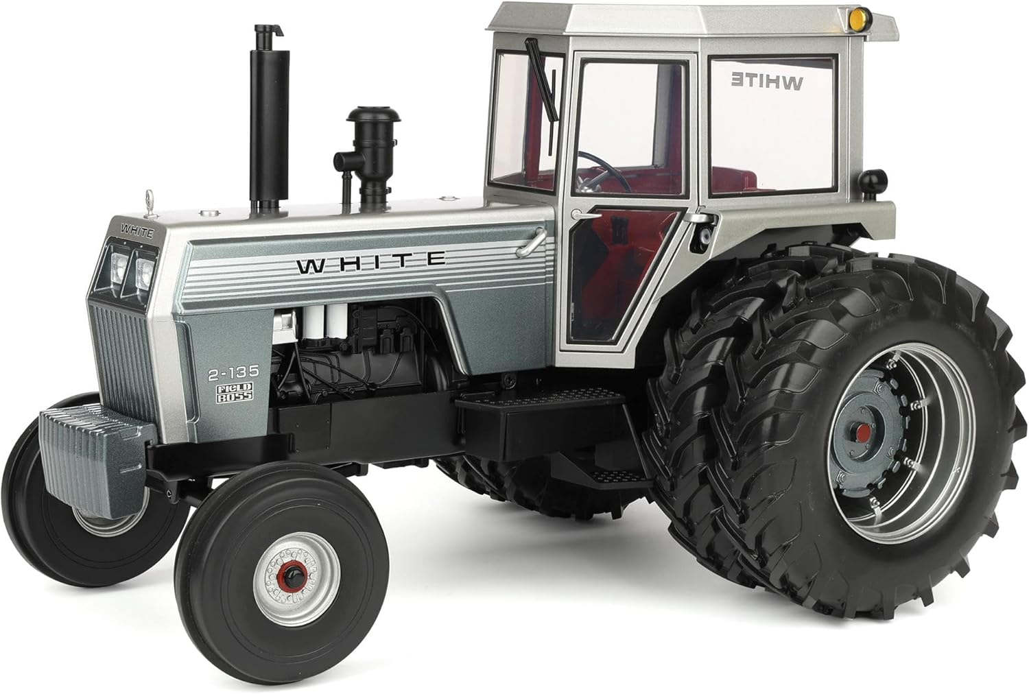 Spec Cast 1/16 White 2-135 Silver Stripe Tractor with Rear Duals, 2026 Heartland Toy Show DAL-012