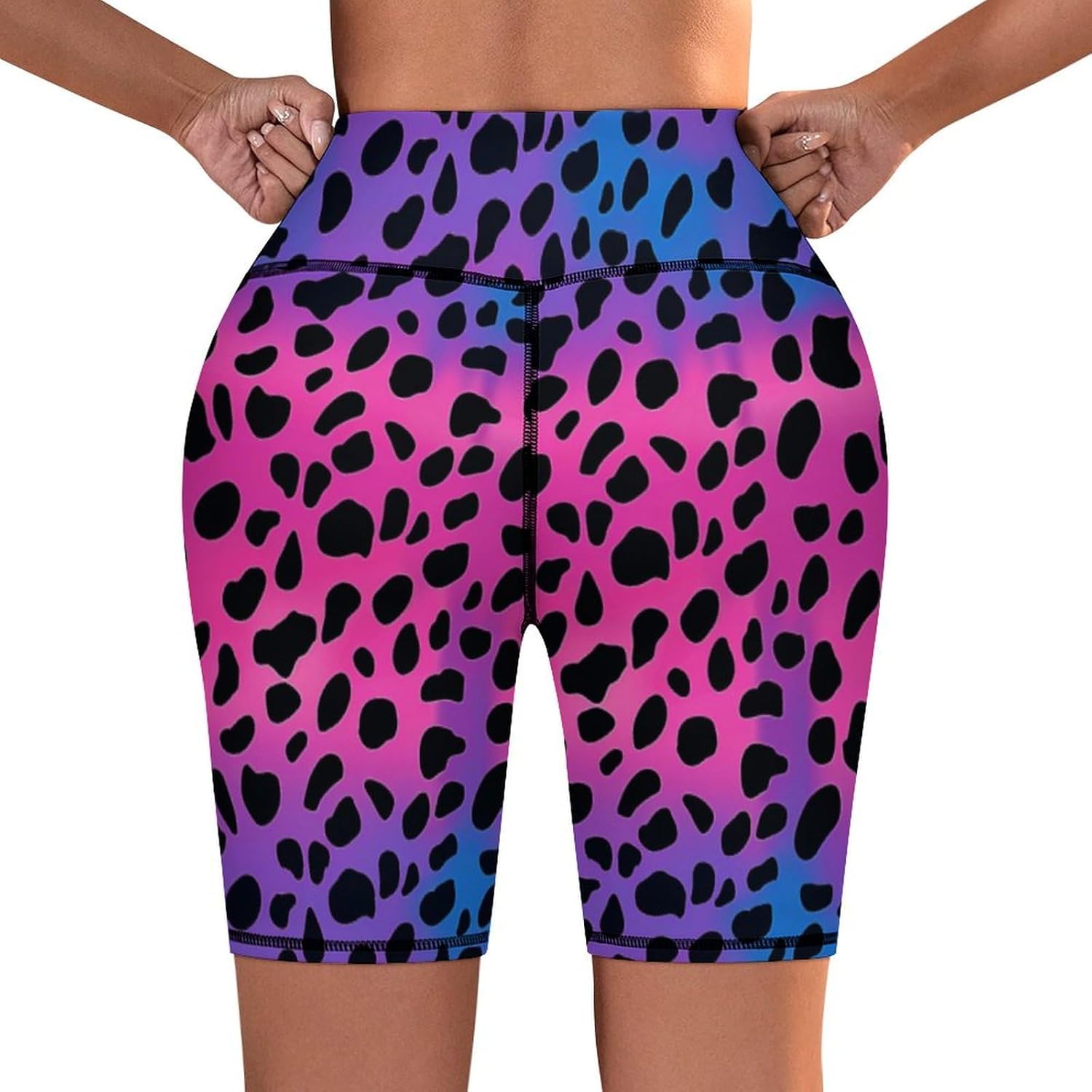 Women’s Biker Shorts High Waist Yoga Shorts for Athletic Workout Sports Running Volleyball Gym Size S-2XL