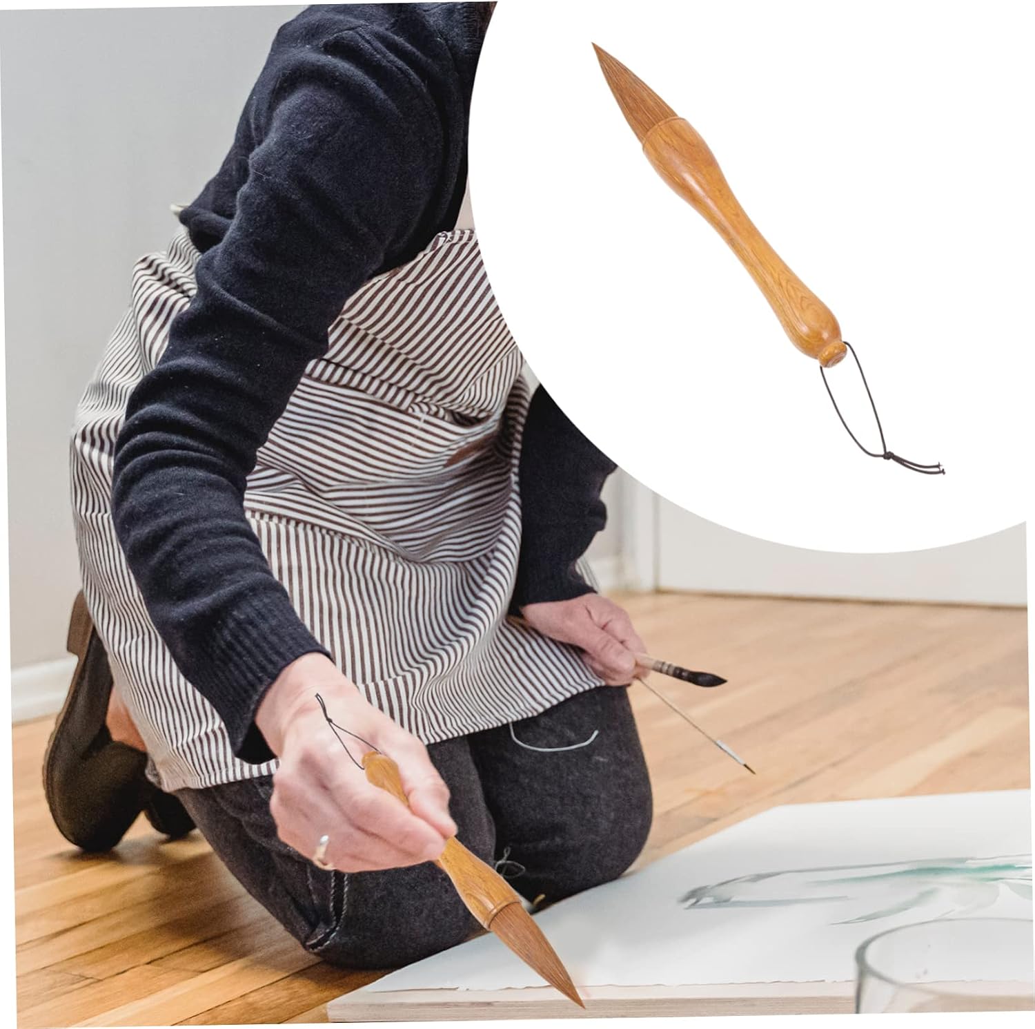 Calligraphy Set For Beginners,Chinese Brush,3pcs Writing Sumi Painting Lettering Japanese Pen，brush pens calligraphy