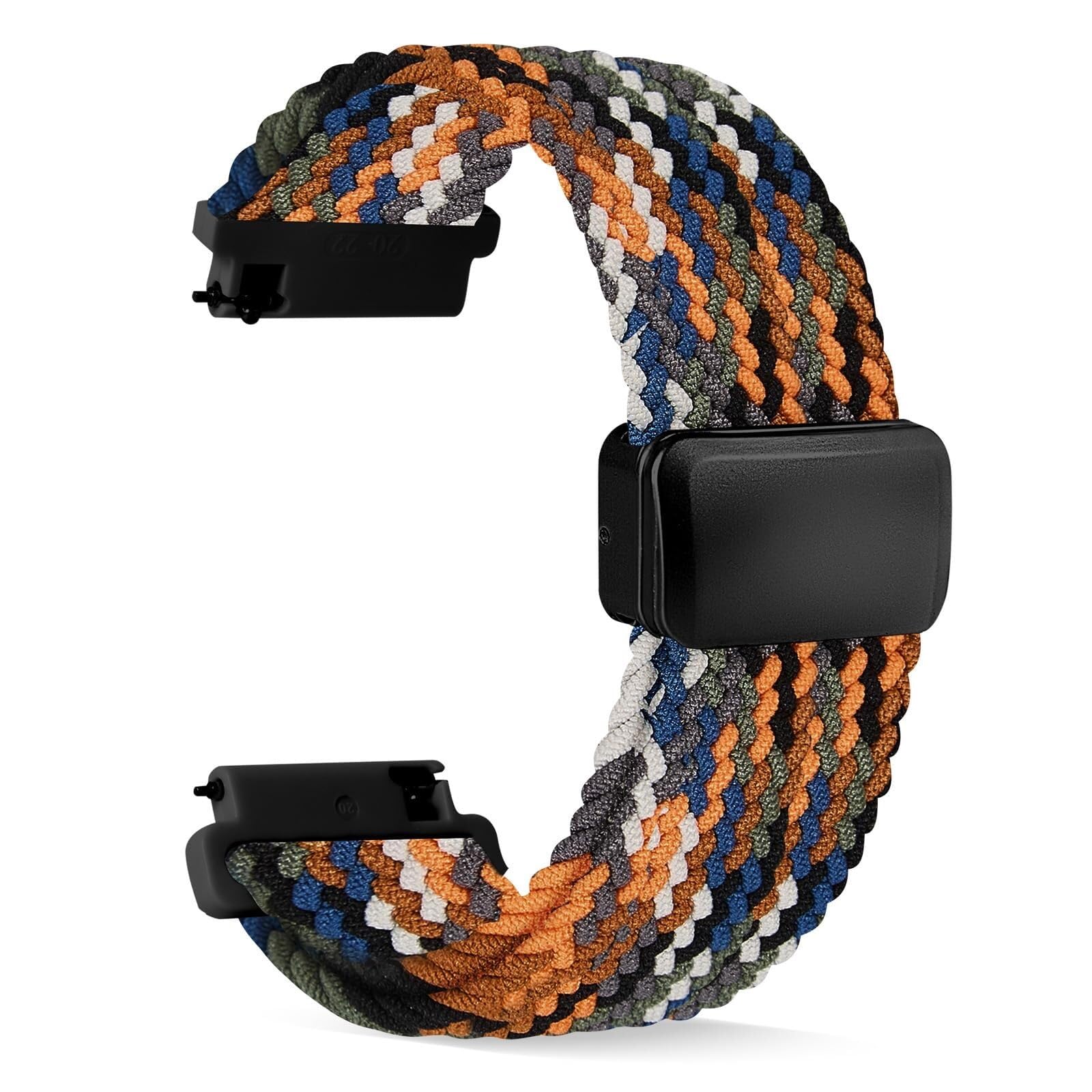 Cinturini in nylon Cinturini per orologi in nylon intrecciato a sgancio rapido Cinturino sportivo di ricambio elastico per uomo e donna 20mm 22mm