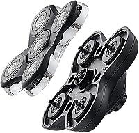Vista 2 de Cuchilla de repuesto de 5 cabezales compatible con Skull Pitbull, Butterfly Kiss y Palm Electric Razors, compatible con NORELCO SERIES 5000,9000, 2