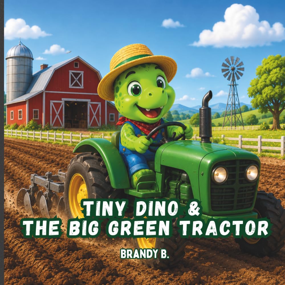 Tiny Dino & the Big Green Tractor: A Sweet Farm Adventure for Little Readers (Tiny Dino's Adventure Series)