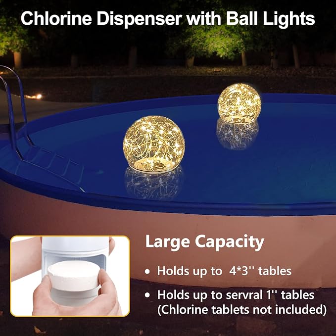 Dosificador flotante de cloro para piscina miniatura 8