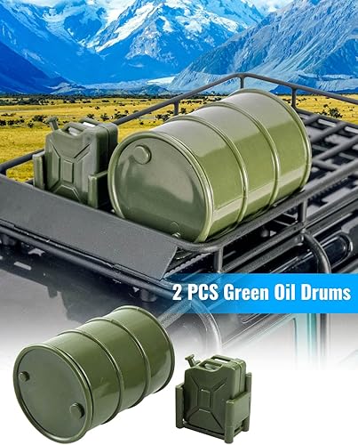 Miniatura 6 de 124 118 RC Crawler Accesorios para 118 TRX4M 124 Axial SCX24 (12 piezas verde militar)