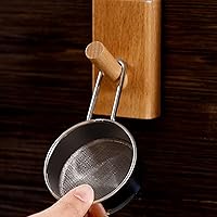 Vista 7 de plplaaoo Colador pequeño, colador de harina, tamiz de harina, malla 40, profesional, plateado, un paquete