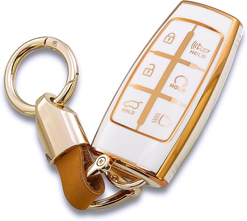 Funda para llavero GMC compatible con Chevy Silverado Sierra 1500 2500HD 3500HD 3500HD 2019 2020 2020 2021 2022, accesorios de Acadia para terreno,