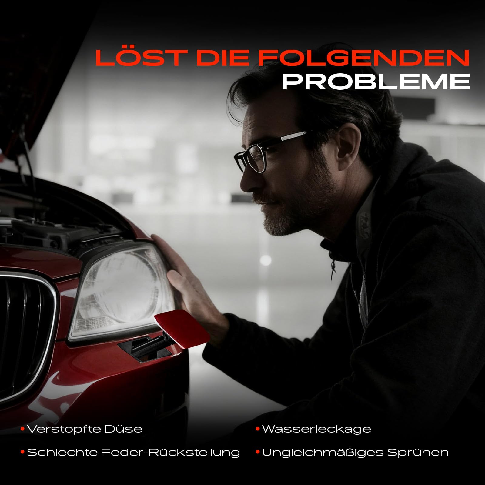Frankberg Scheinwerferreinigung Waschwasserdüsen Vorne Rechts Kompatibel mit T.o.u.r.a.n 1T3 C.a.d.d.y III MPV 2CB 2CJ 2KB 2KJ Replace# V10080498