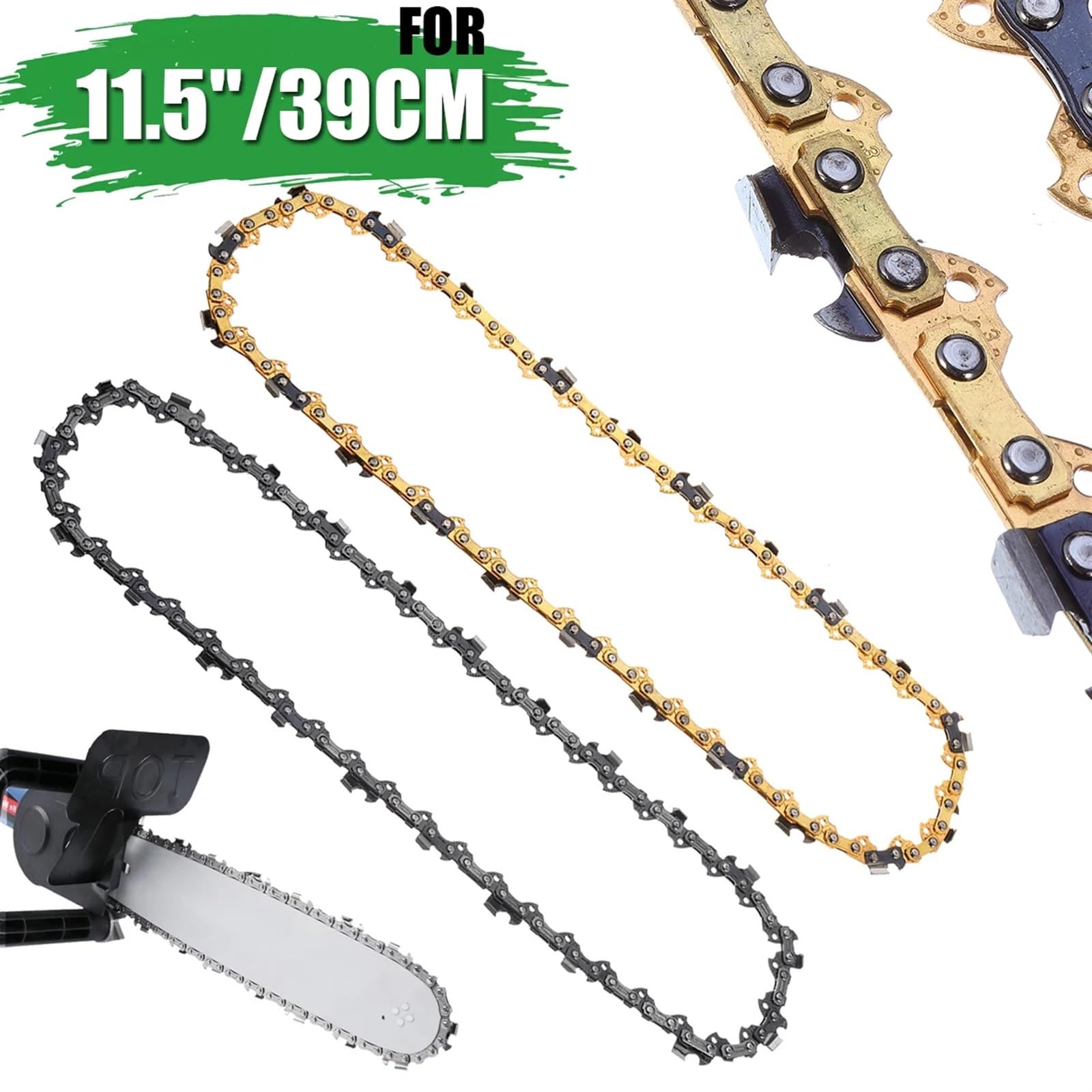 Łańcuch do piły łańcuchowej 16 cali, Łańcuch do piły łańcuchowej, łańcuch 10-20 cali 3/8 LP 0,050 elektrycznej(12inch 47dl)