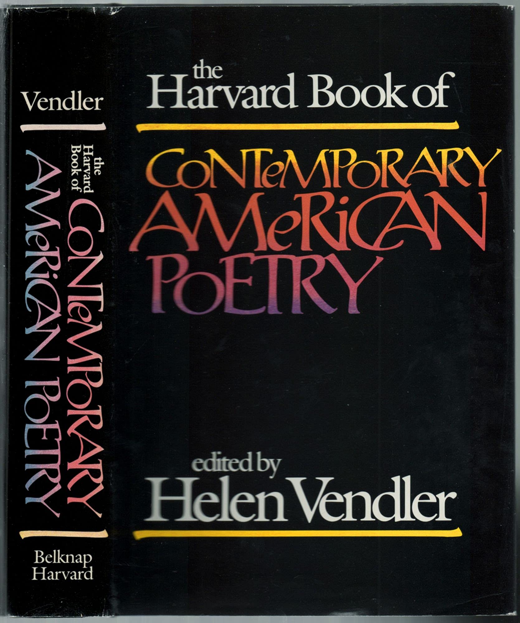 The Harvard Book of Contemporary American Poetry