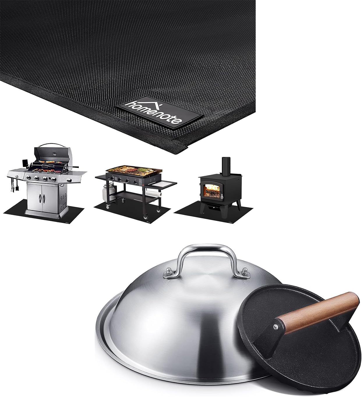 homenote Griddle Accessories for Blackstone and Large Under