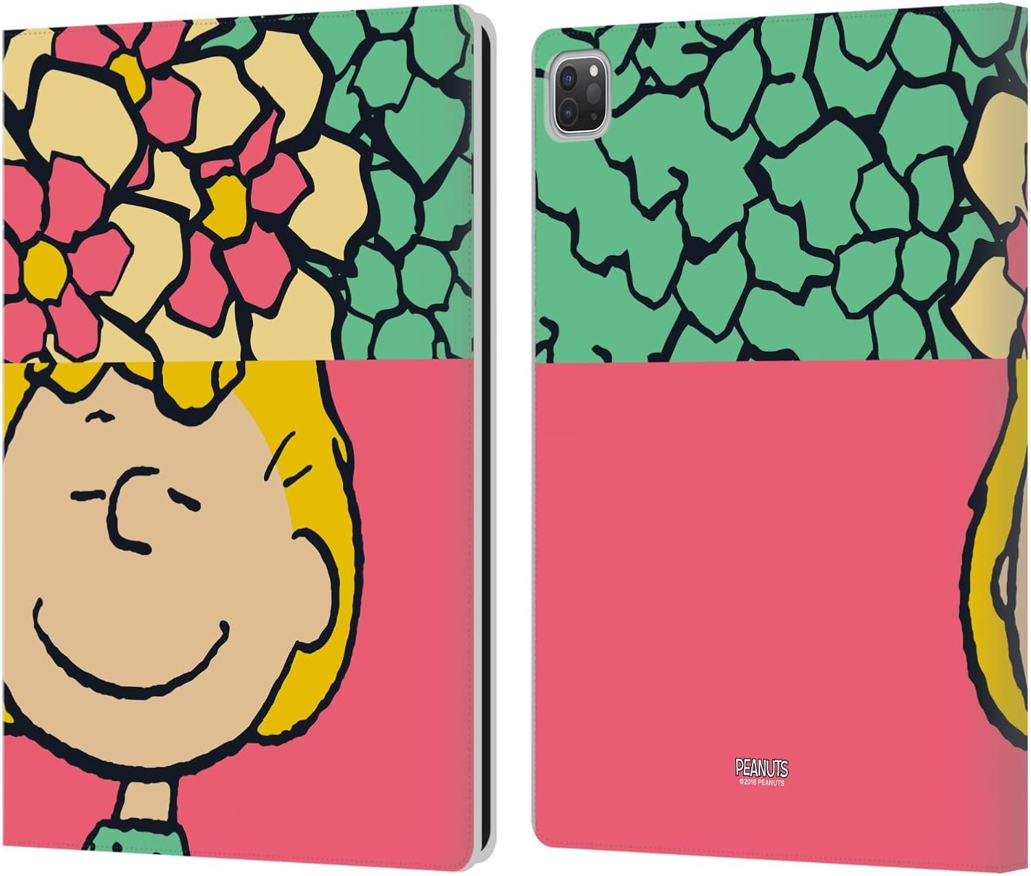 Head Case Designs Officially Licensed Peanuts Snoopy & Woodstock Halfs and Laughs Leather Wallet Case Compatible with Apple iPad 10.2 2019/2020/2021