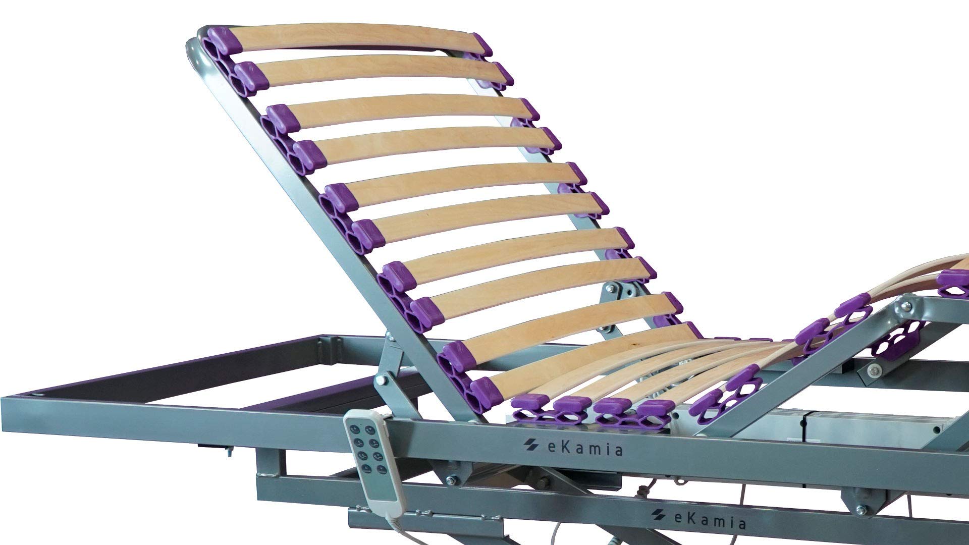 ekamia - Cama Geriátrica Eléctrica con Carro Elevador - 105cm x 190cm