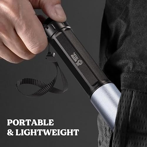 Miniatura 4 de LET'S RESIN Luz UV para curado de resina, mini linterna UV portátil de 365 nm, luz negra, secado más rápido, impermeable, lámpara UV recargable para