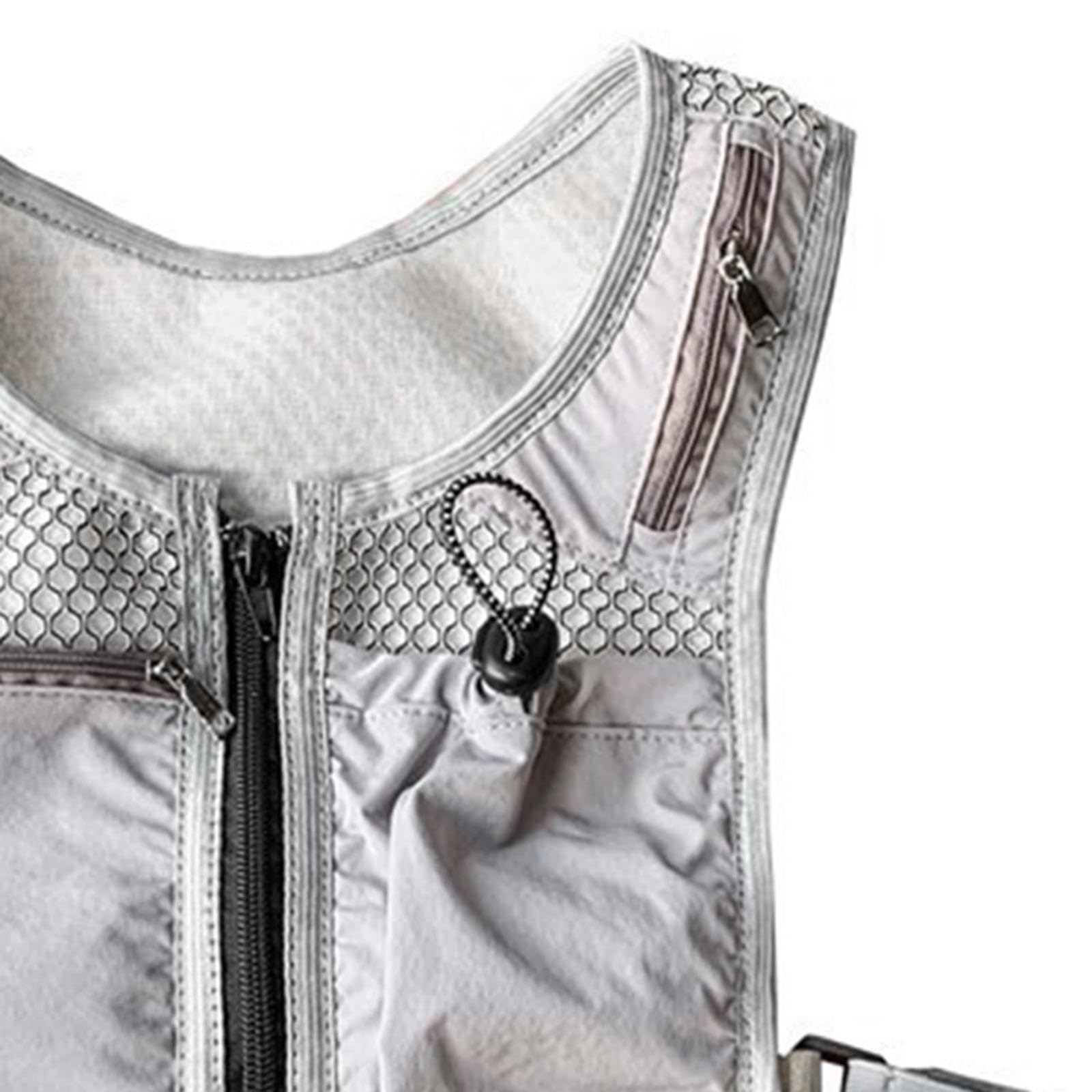 SNAPPSY Running Vest Bag Running Gear Breathable Chest Pack Mobile Phone Chest Bag Gray-picture-41