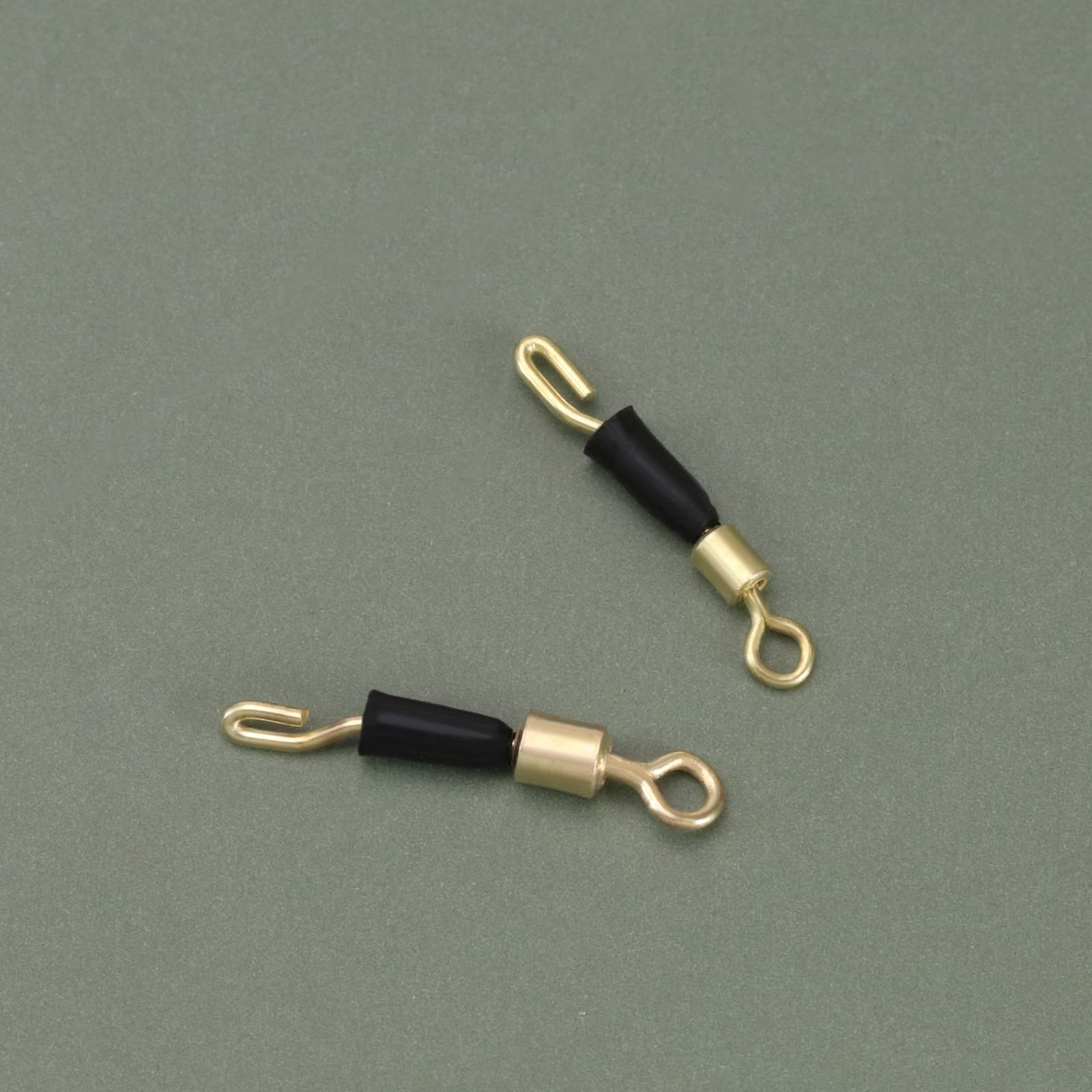 Lot De 30 émerillons à Changement Rapide (Quick Change) - Cuivre Et PVC, Tailles S (13mm) Et L (15mm) - 5