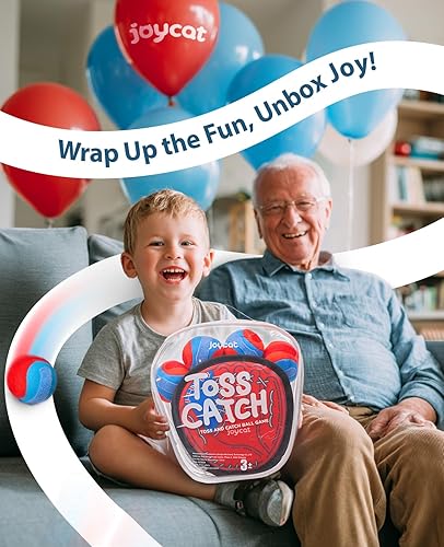 Miniatura 8 de Toss and Catch Ball Game Set,Toddler Baseball Glove Sticky MittYard Games Beach Toys,Paddle Ball Family Backyard Games,Outdoor Game for Kids 3 4 5 6