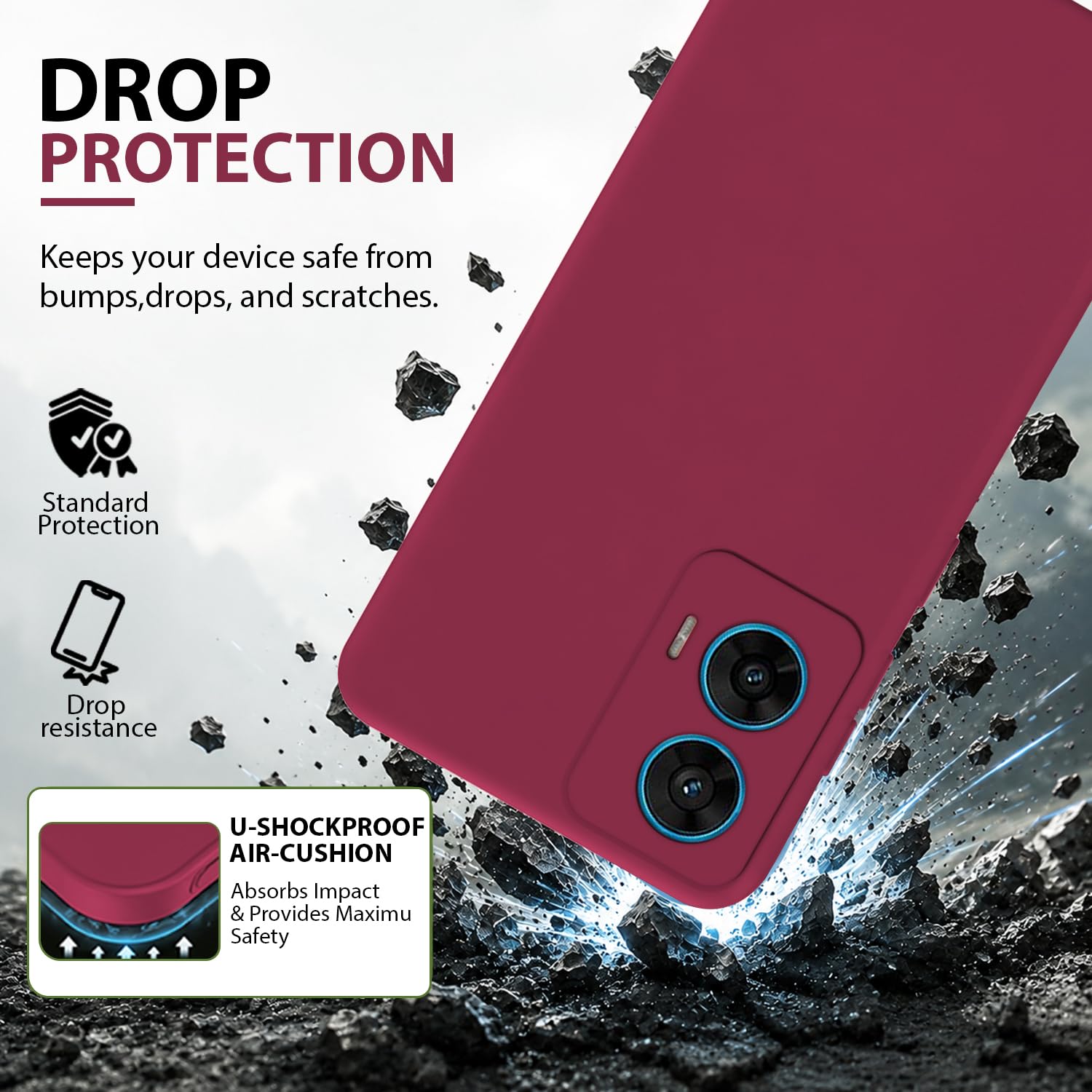 KACA Silicone Case for Motorola Moto Edge 50 Fusion -2