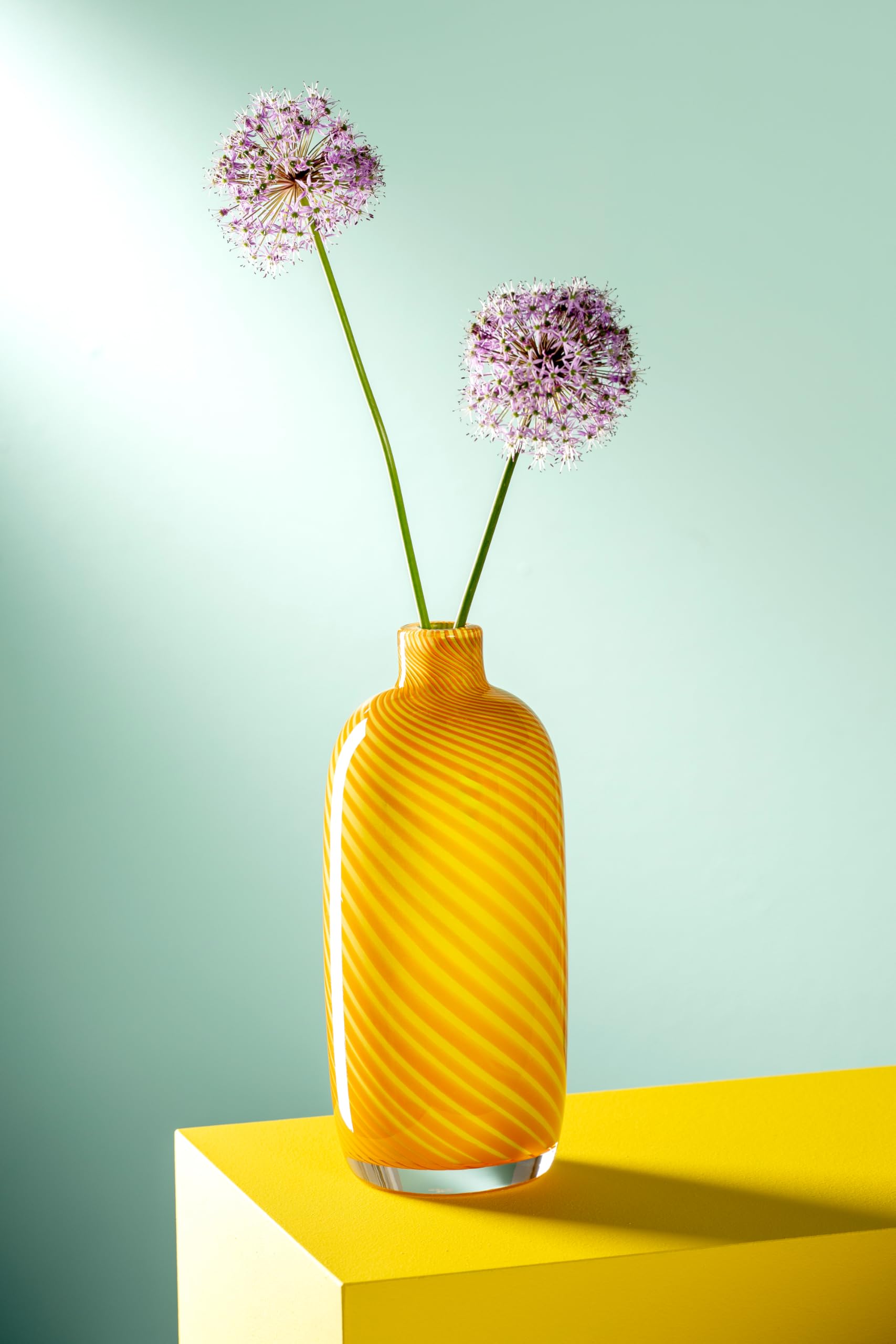 Vase Décoratif Leonardo 'Filo Colori' - En Verre, Modèle 047513 (Brun) - Neuf, Fabriqué En Allemagne