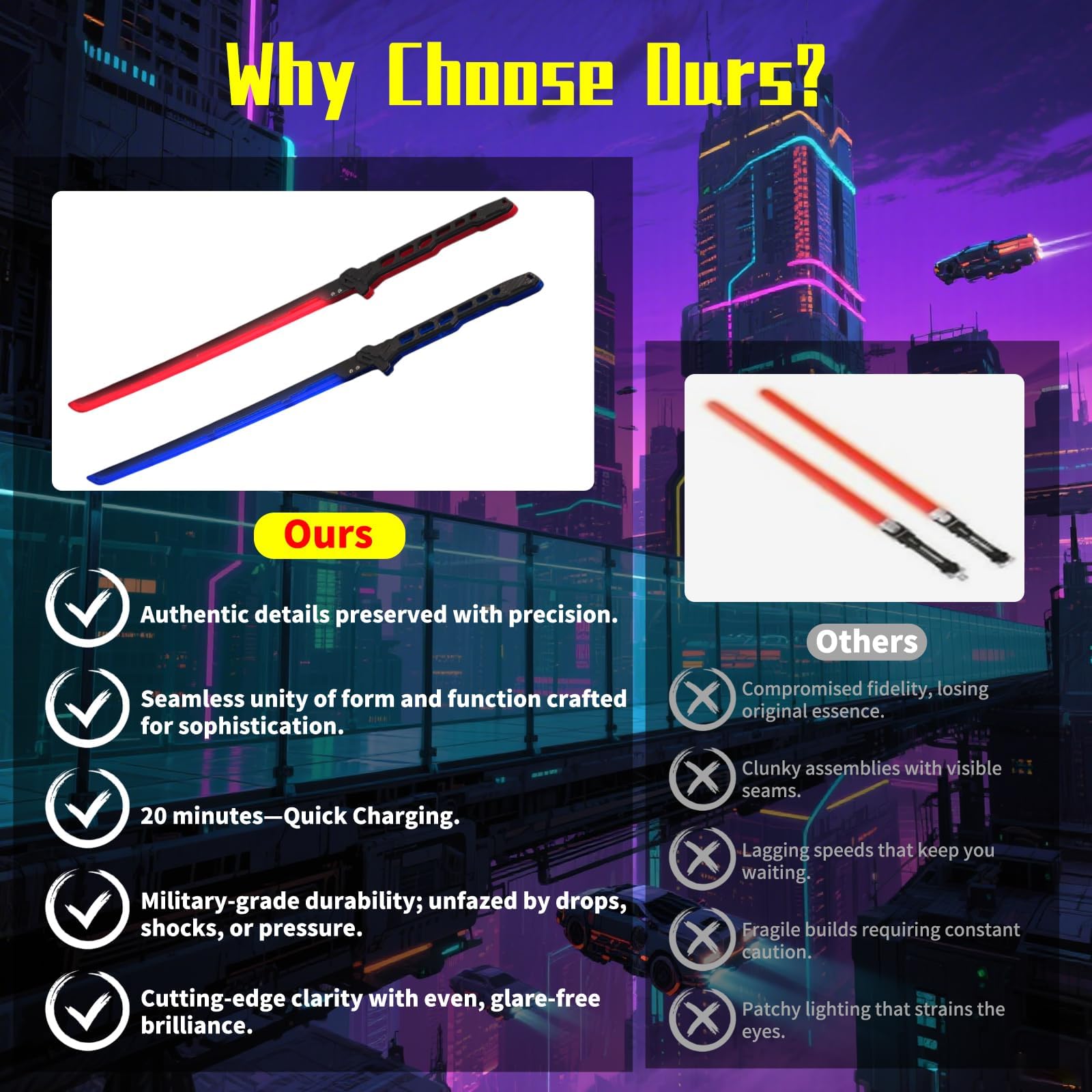 Light Sword Red and Blue