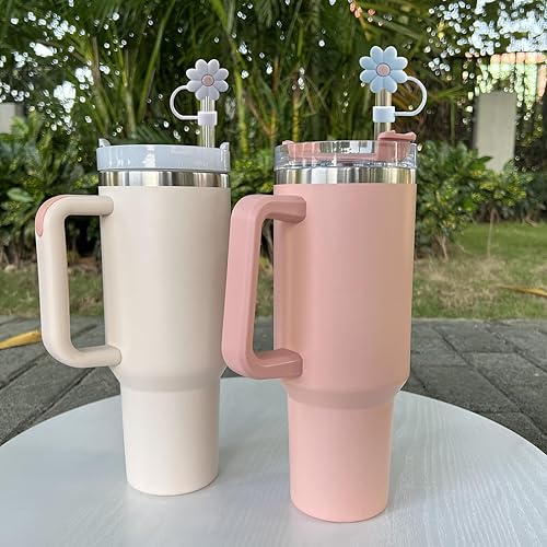 Miniatura 2 de Velaco 4 tapas de popote de silicona negras de 0.4 pulgadas0.394 in de diámetro, compatibles con vasos Stanley 20, de 30 y 40 onzas, para vaso