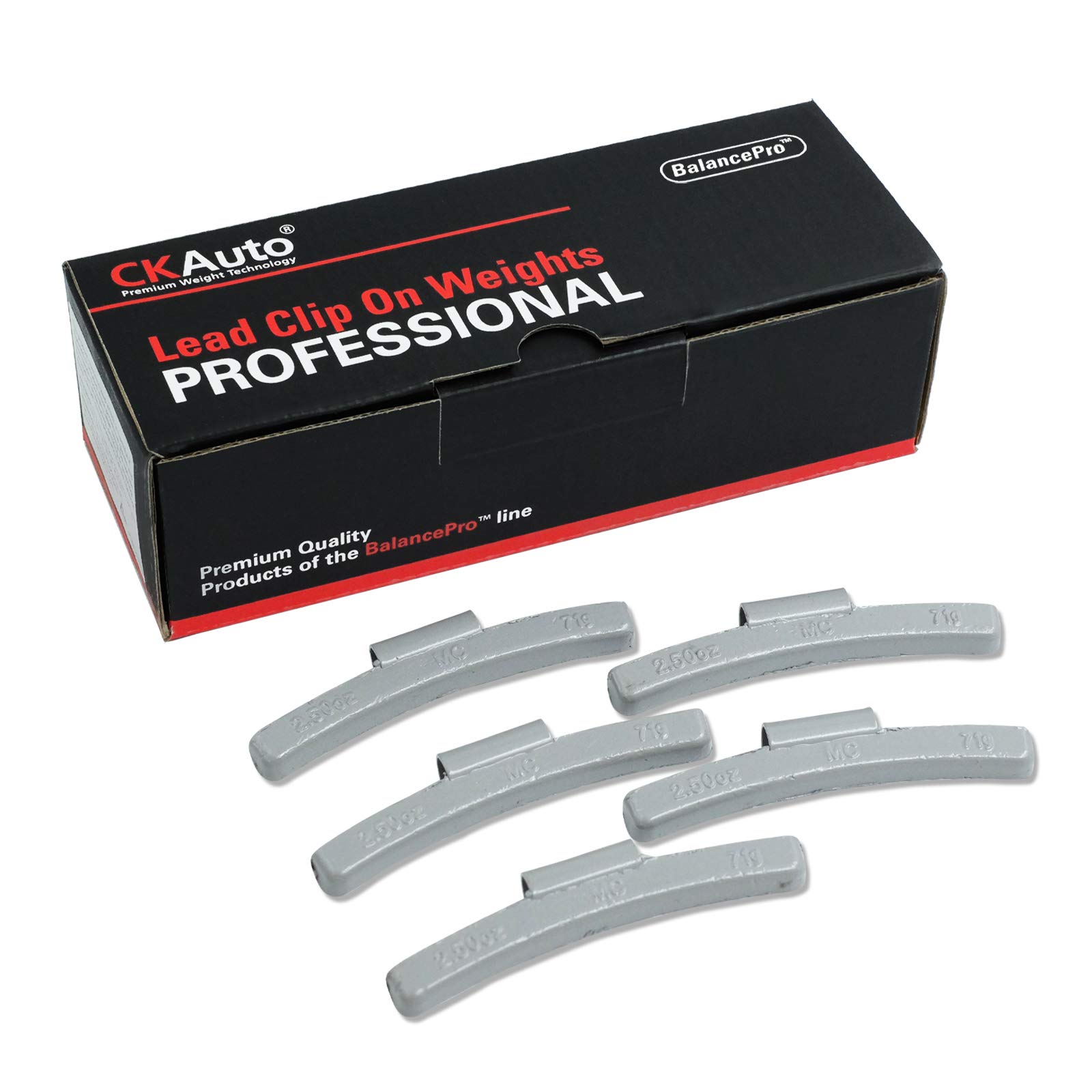 CKAuto MC-Series Coated 2.50oz Clip-On Wheel Weights