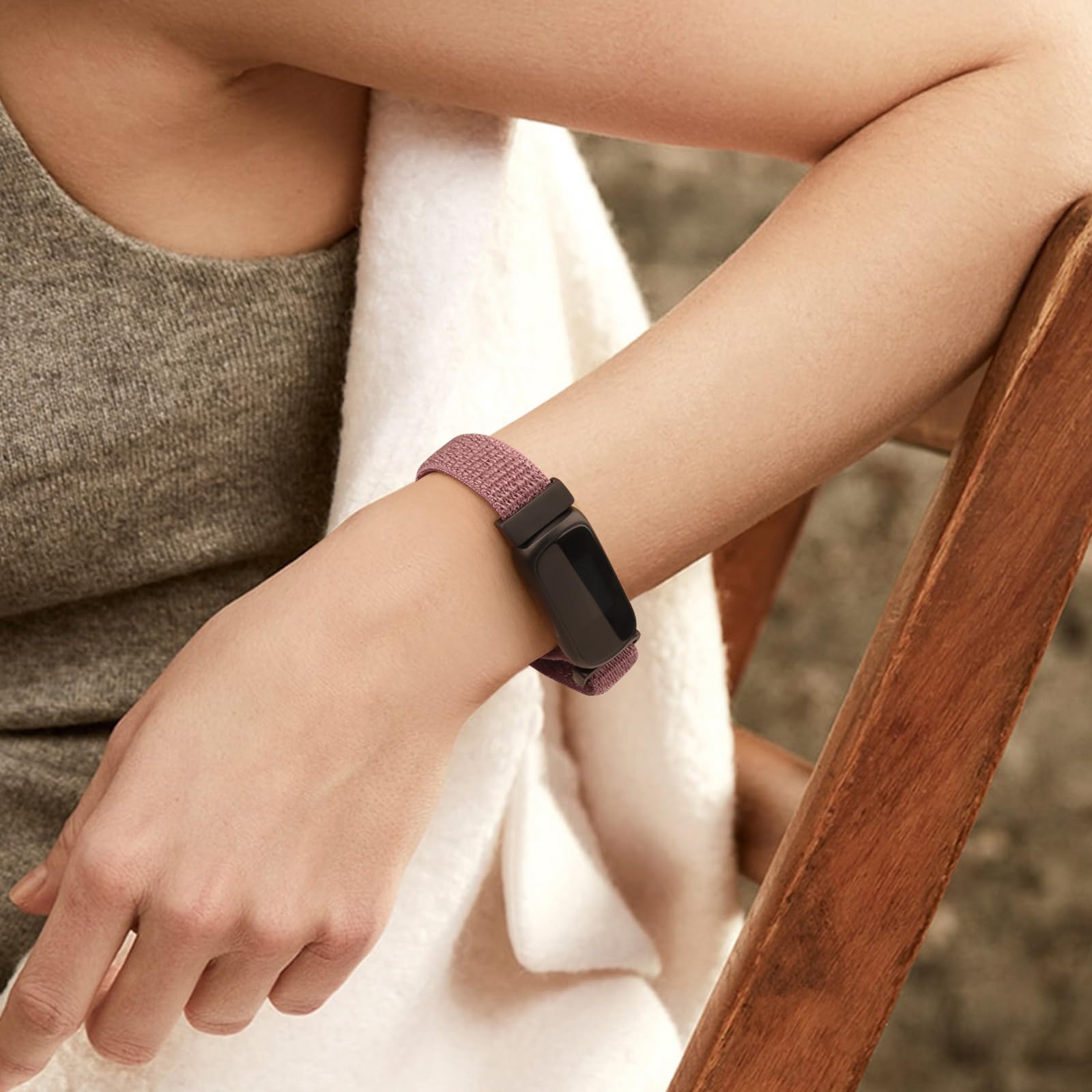 Ersatzarmband Für Fitbit Inspire 3 - Verstellbarer Klettverschluss