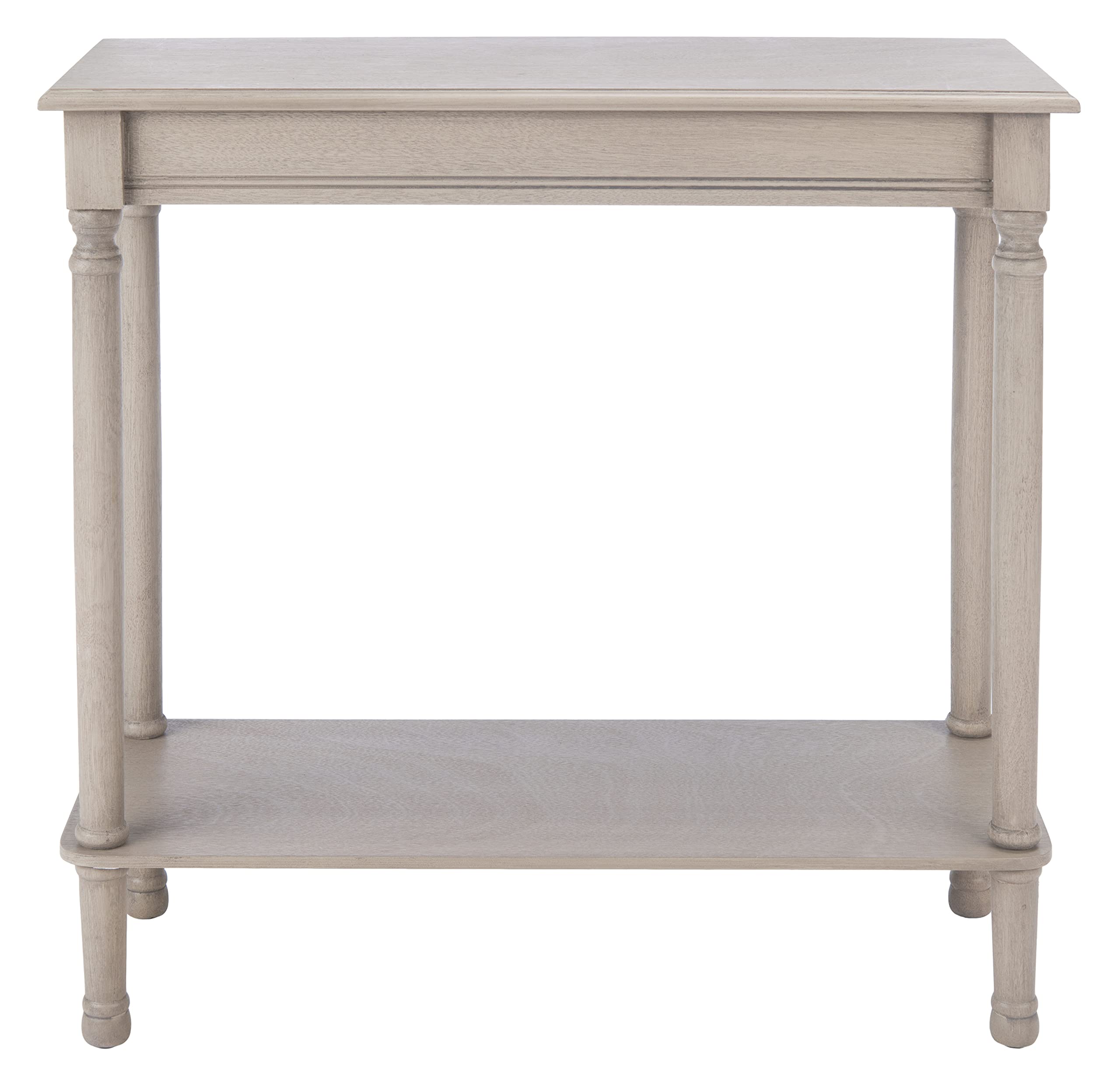 Safavieh Home Collection Tinsley Greige Rectangular Bottom Shelf Console Table