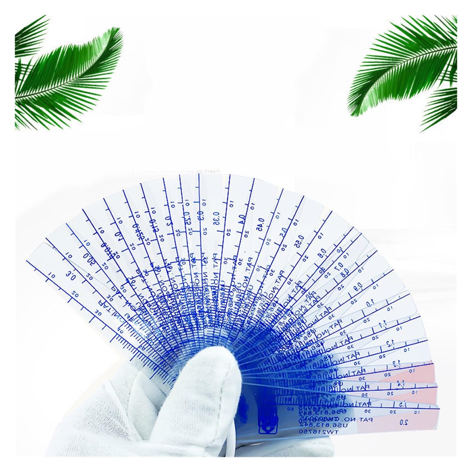 Szczelinomierze, 0.05-1.5-2.0-3mm 18 sztuk 20 sztuk grubość plastikowa wtyczka Feeler Gauge wypełniacz szczelin narzędzie pomiarowe z arkuszem(0.05-3mm 25 Sheet)