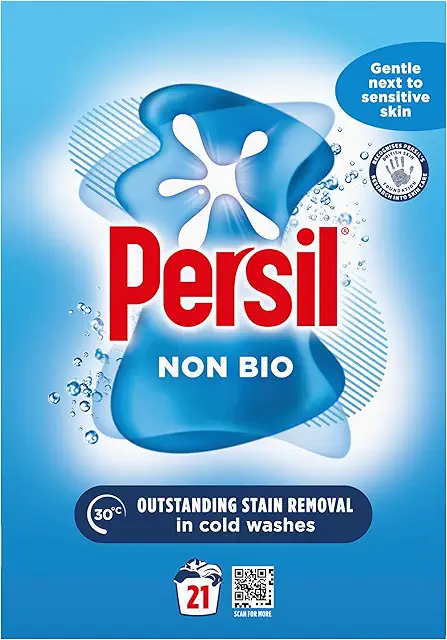 Persil Non Bio Washing Powder - Gentle Detergent for Sensitive Skin & Cold Washes