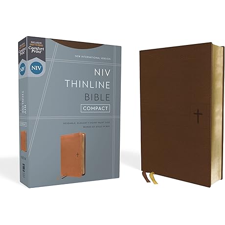 NIV, Thinline Bible, Compact, Leathersoft Travel Edition