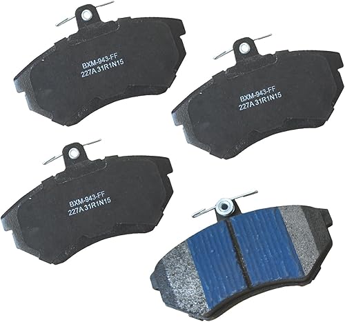 Vista 154 de Bendix Premium SBM8 - Pastillas de freno semimetálicas Premium para modelos seleccionados Buick Special, Camaro, Corvette, Phaeton, Olds F85, Vista