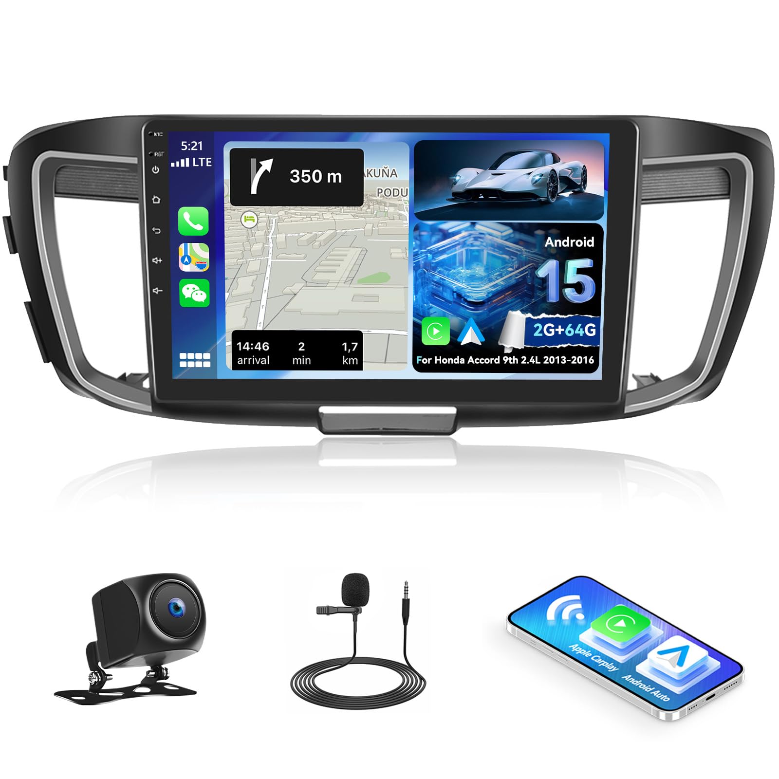 Amazon.com: [8 Core 6G+128G] Android 15 Car Stereo for Honda