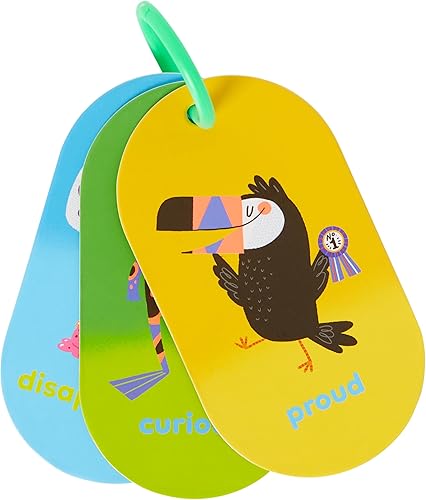 Miniatura 4 de C.R. Gibson BFC4-25077 Hello Lucky Feelings and Needs Emotions - Tarjetas flash para niños pequeños y niños, multicolor, 24 piezas de juego