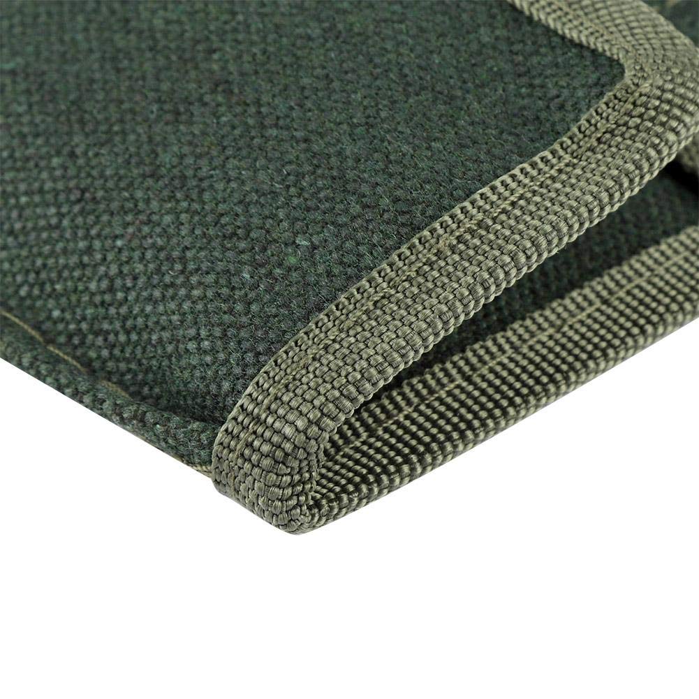 Borsa a rullo per attrezzi da giardinaggio su tela Borsa portaoggetti in rotolo per strumenti bonsai Pacchetto multifunzionale Borsa a rotelle con 10 tasche per giardinaggio