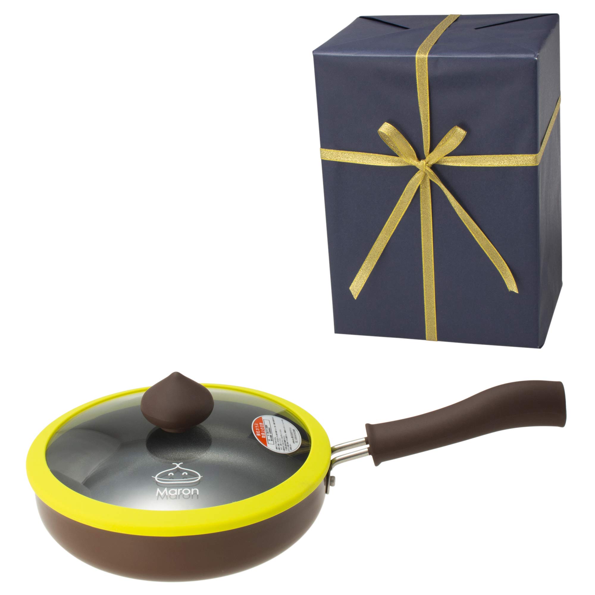 ラッピング・包装 pan Amazon｜【包装紙ラッピング済】フライパン マロン 20cm (包装紙