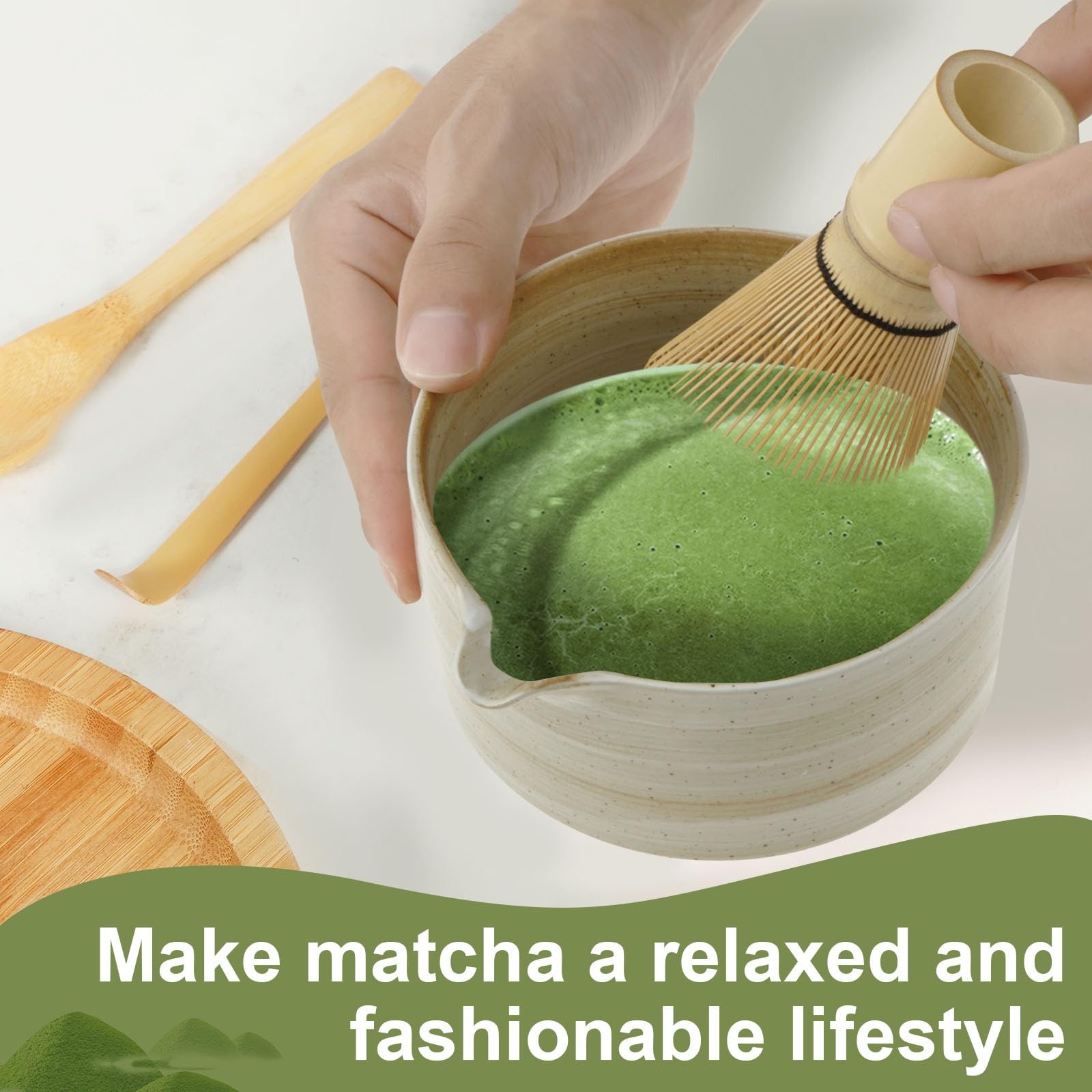 4Pcs Matcha Whisk Set - Image 4