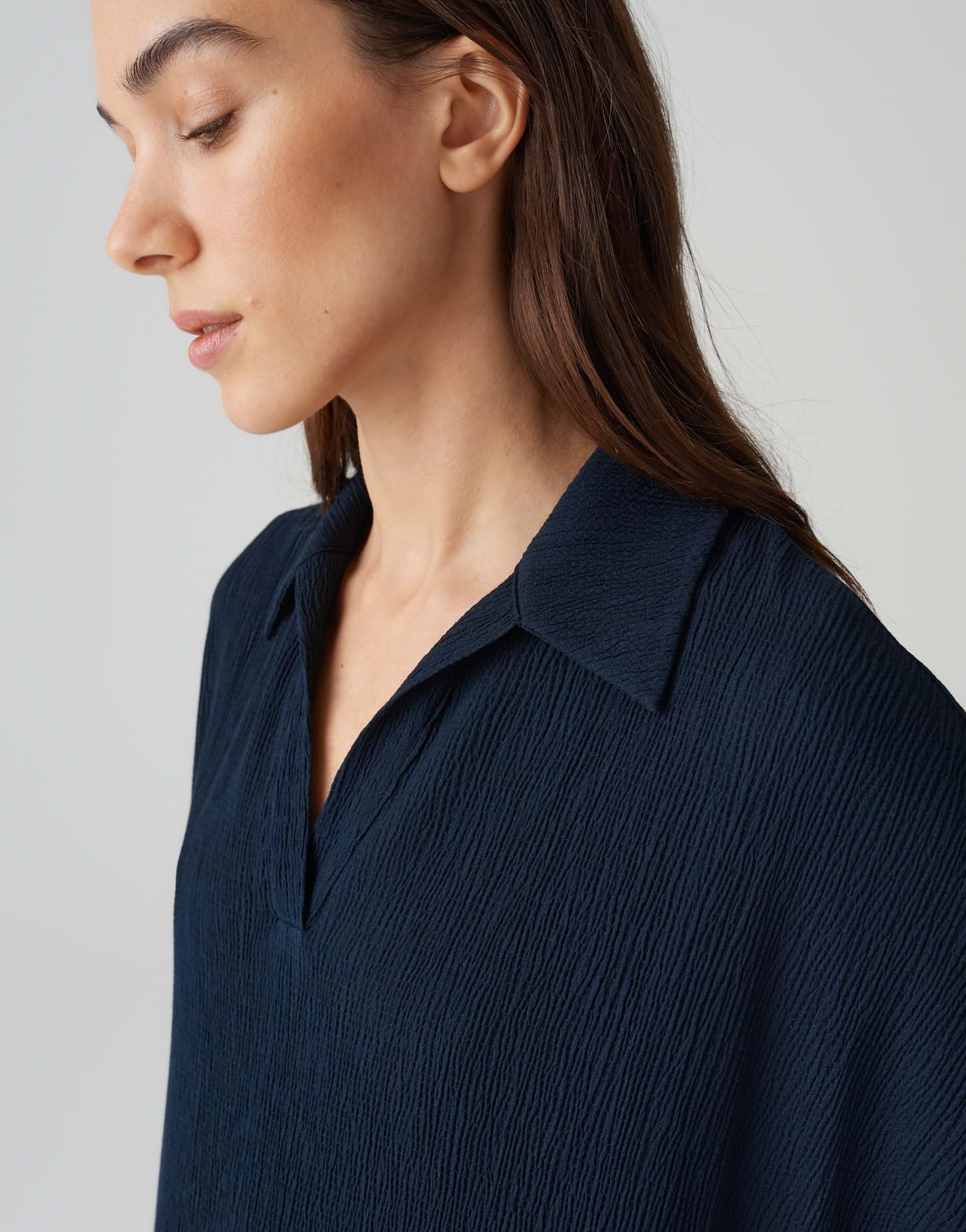 OPUS Damen Midikleid | Midikleid WANNI aus Viskosemix mit zarter Struktur