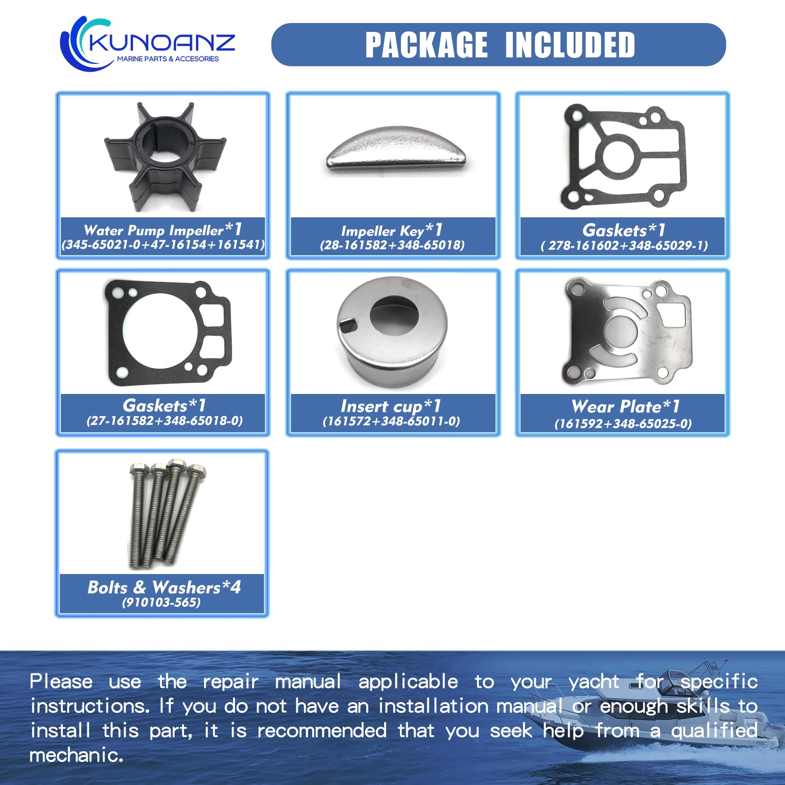 Amazon.com: 361873220 361-87322-0/0M Water Pump Impeller