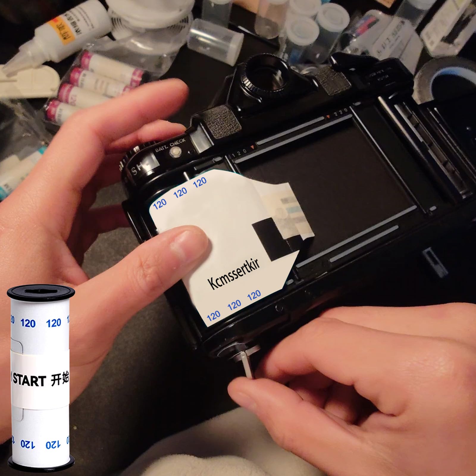 SHD 400 Black and White 120 Film, ISO 400 Medium Format Negative Film, 1 Roll, for D-76 Standard B&W Processing