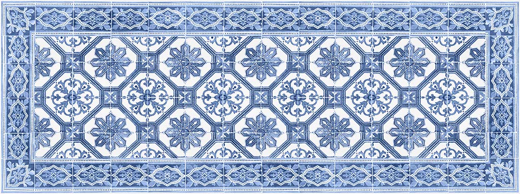 Vilber OPORTO du 03 52X140 Tapis Vinyle Multicolore 52 x 140 x 0,22 cm