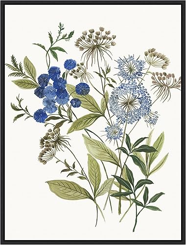 Miniatura 17 de Amanti Art Lienzo enmarcado para pared, 42 x 32 pulgadas, Botana I de Asia Jensen, lienzo enmarcado para pared, obras de arte de flores, decoración