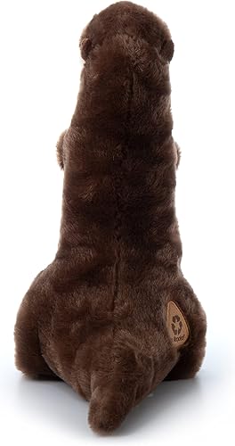 Miniatura 3 de The Petting Zoo Animal de peluche de nutria de río, regalos para niños, animales salvajes del zoológico Onez, juguete de peluche de nutria de río de